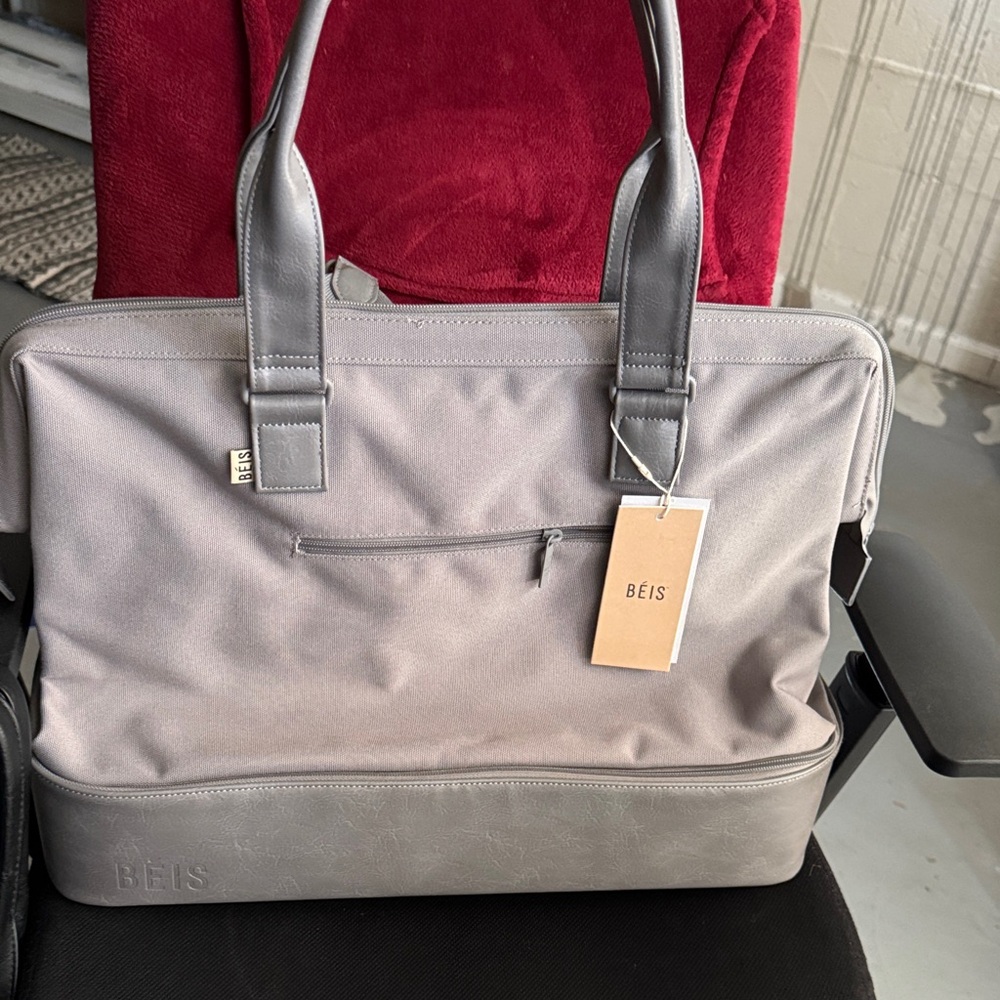 BEIS Gray The Weekender Bag